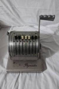 lot 35 image: Vintage Paymaster Check Writing Machine