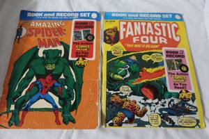 lot 43 image: 2 Vintage Book & Record Comics