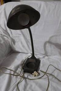 lot 46 image: Vintage Metal Lamp - Rex Electrical Company NYC