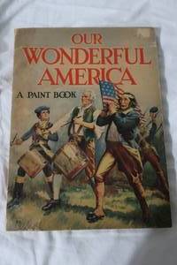 lot 73 image: 1939 American History Coloring Book
