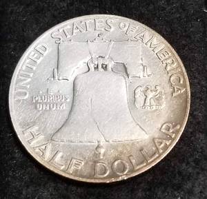 lot 15 image: 1949-D FRANKLIN HALF DOLLAR