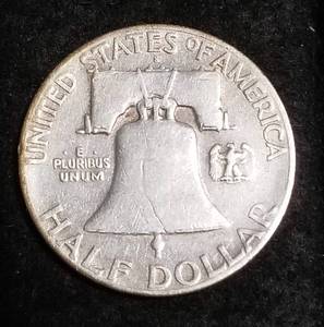 lot 16 image: 1949-S FRANKLIN HALF DOLLAR