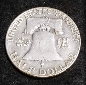 lot 29 image: 1951-S FRANKLIN HALF DOLLAR