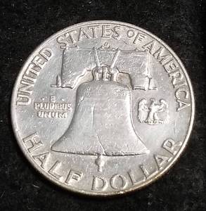 lot 45 image: 1953-D FRANKLIN HALF DOLLAR