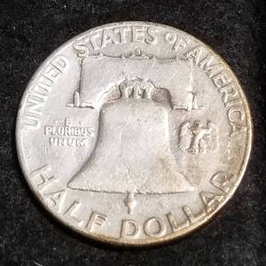 lot 46 image: 1953-S FRANKLIN HALF DOLLAR