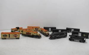 lot 49 image: 2 Complete HARLEY DAVIDSON H.O. Scale Train Sets
