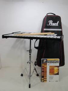 lot 61 image: PEARL Xylophone wAccessories & Case