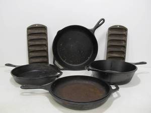 lot 65 image: Lot of LODGE Cast Iron Cookware