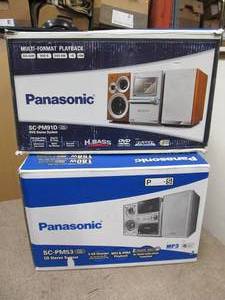 lot 140 image: PANASONIC CD Stereo System & DVD Stereo System
