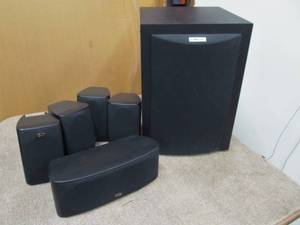 lot 141 image: POLK AUDIO 6-Speaker System Including Subwoofer