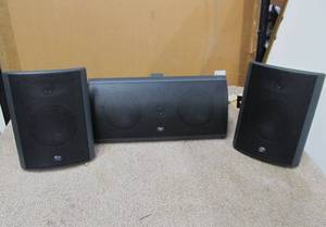 lot 142 image: CERWIN -VEGA 3 Piece Speaker System