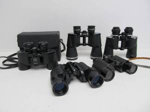 lot 80 image: 5 Pair of Vintage Etc Binoculars