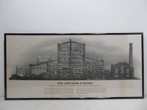 lot 145 image: Vintage 1930s JACK FROST SUGARS Factory Advertising Poster