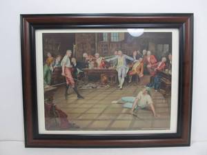 lot 146 image: Orig Antique Cigar Advertising Litho Sign Poster