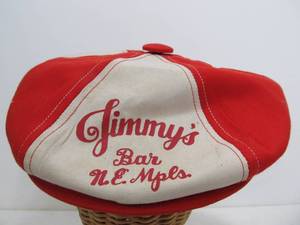lot 162 image: Vintage 1970s JIMMYS BAR Minneapolis Uniform Hat