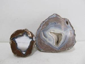 lot 167 image: 2 Larger GeodesAgates
