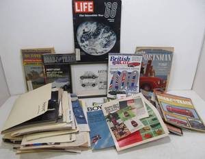 lot 186 image: Large Lot of Car Magazines & Old Car Ads