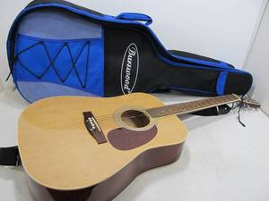 lot 190 image: BURSWOOD Model JW-41F Acoustic Guitar wCase