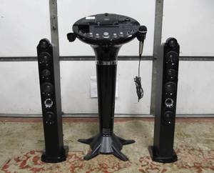 lot 192 image: Working SINGING MACHINE Karaoke System wSpeakers & Microphones