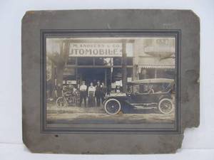lot 289 image: Antique Automobile & Motorcycle Shop Photograph - Flanders Motorcycles - 