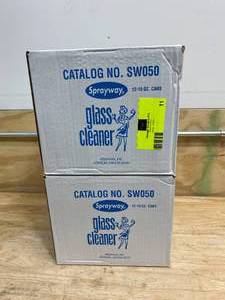 lot 11 image: SPRAYWAY Lot of 2 Cases of- Glass Cleaner - 19oz (12 Per Case)