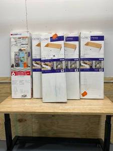lot 28 image: Lot of 5 Closet Organizers
