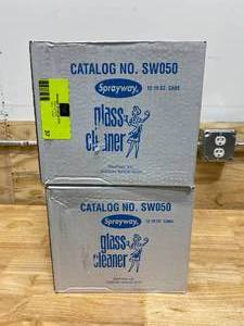 lot 37 image: SPRAYWAY Lot of 2 Cases of- Glass Cleaner - 19oz (12 Per Case)
