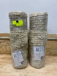lot 50 image: JONATHAN Y Lot of 2-  Pata Chunky Light Ivory 2 ft. x 8 ft. Runner Rugs