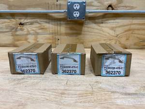 lot 54 image: BRAINERD Lot of 36-  Leaf and Vine 3-in Center to Center Vintage Nickel Arch Handle Cabinet Door Pulls (12 per box)