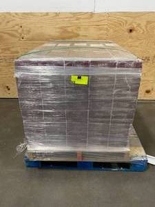 lot 4 image: HOME DECORATORS COLLECTION Lot of 40 Cases of-  Hand-Scraped Tanned Hickory 12 mm Thick x 5-932 in. Wide x 47-1732 in. Length Laminate Flooring (12.19 sq. ft.  case)