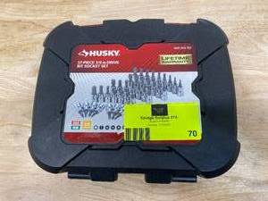 lot 70 image: HUSKY 38 in. Drive Master Bit Socket Set (37-Piece) with Case