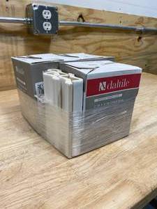 lot 108 image: DALTILE Lot of 35 Pieces of-  Restore Bright White 2 in. x 6 in. Ceramic Chair Rail Wall Trim Tile (0.09 sq. ft. piece)