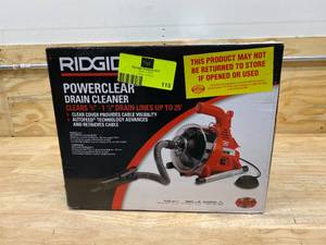 lot 115 image: RIDGID PowerClear Drain Cleaner