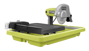 lot 40 image: RYOBI 9 Amp Corded 7 in. Overhead Wet Tile Saw
