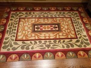 lot 54 image: Vibrant Company C 100% Wool Pile Area Rug 6 x 9