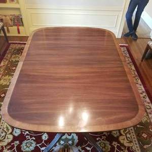 lot 10 image: McGuire for Baker American Dining Table