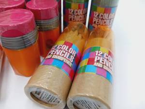 lot 387 image: Lot of 10 Twelve Color Pencil Sharpeners & 3 Pencil Top - Sharpener & Eraser Set