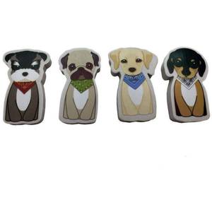 lot 384 image: Lot of 22 Large & Small pick a pup erasers - Valued  $150