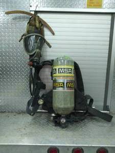 Used SCBA with Fiberglass Tank