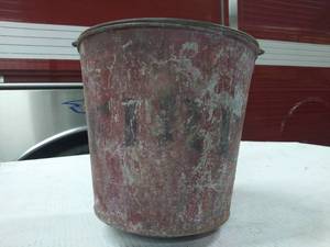 Vintage Wheeling Firemans Bucket
