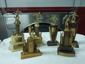 6 Vintage Trophies