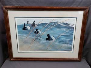 Windy Waters - Bluebills by Ron Van Wilder, 296750
