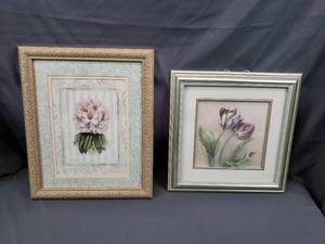 Pair of Floral Decorative Prints