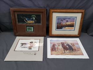 4 Wildlife Outdoor Prints, One by Jerry Raedeke