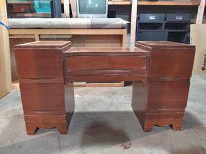 Vintage Vanity  Dresser with Chair