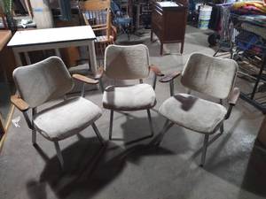 3 InterRoyal Cloth Covered Chairs