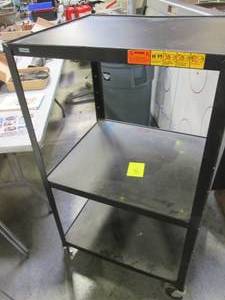 lot 125 image: Betford 3-Tier Metal Rolling Stand...