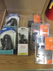 lot 142 image: Battery Chargers & Charging Cords...