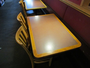 lot 73 image: Tables, Chairs & Booth Seating