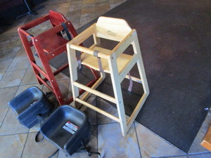 lot 84 image: High Chairs & Booster Seats